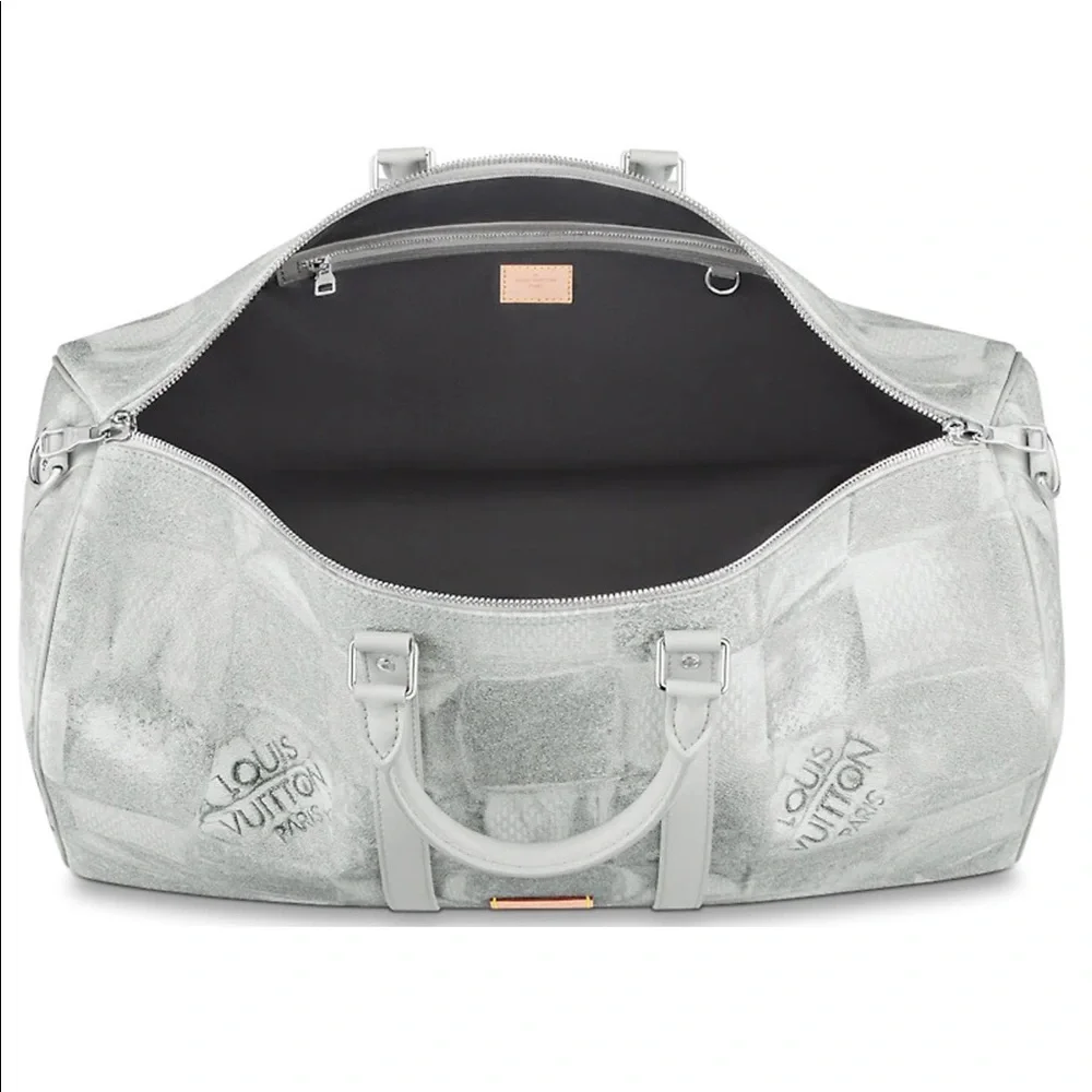NWT Louis Vuitton Keepall 50 Damier Salt